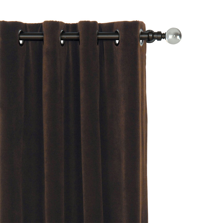 Jackson Brown Curtain Panel