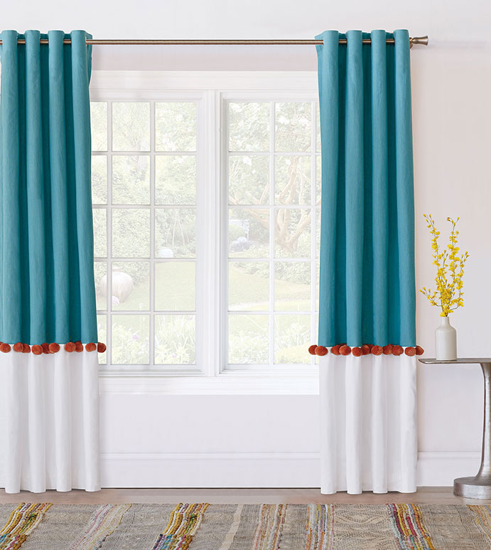 Phineas Colorblock Curtain Panel