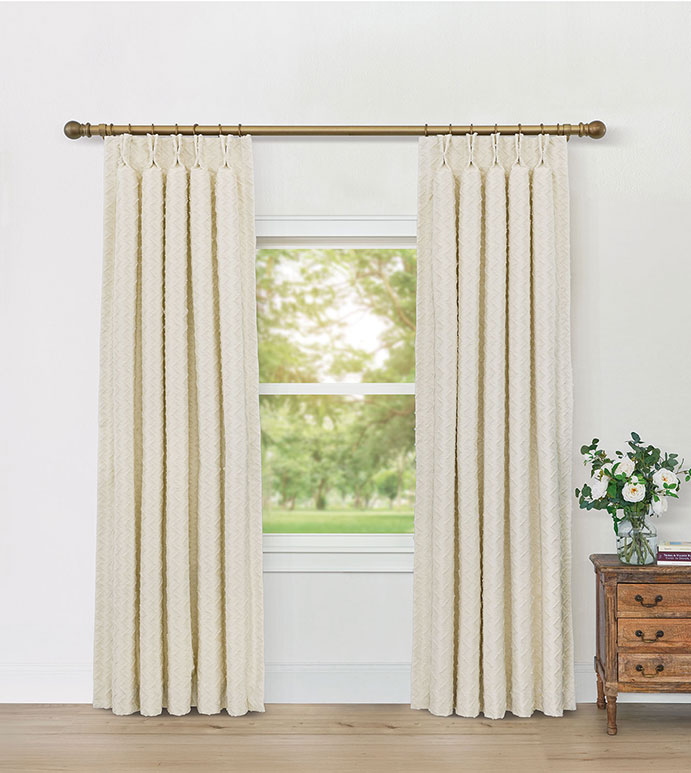 MANDERLEY CHEVRON CURTAIN PANEL