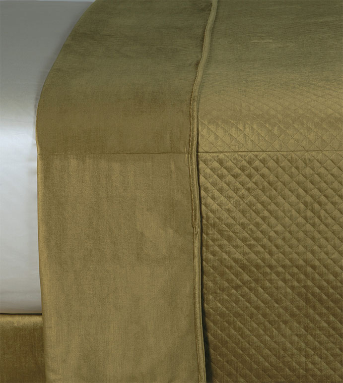 Reuss Olive Coverlet