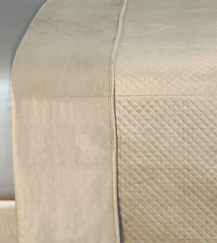 Reuss Taupe Coverlet