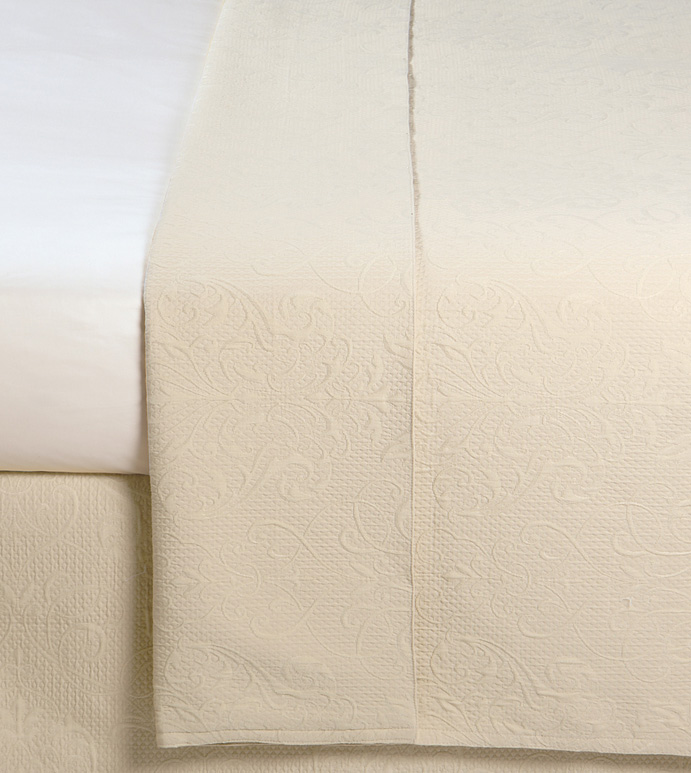 Jacqueline Natural Coverlet