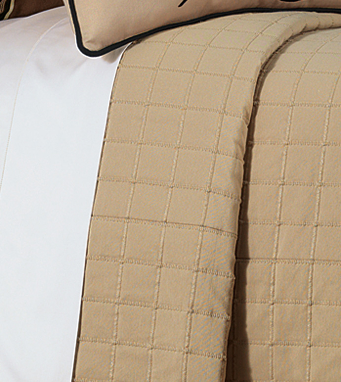 Quarterback Khaki Coverlet
