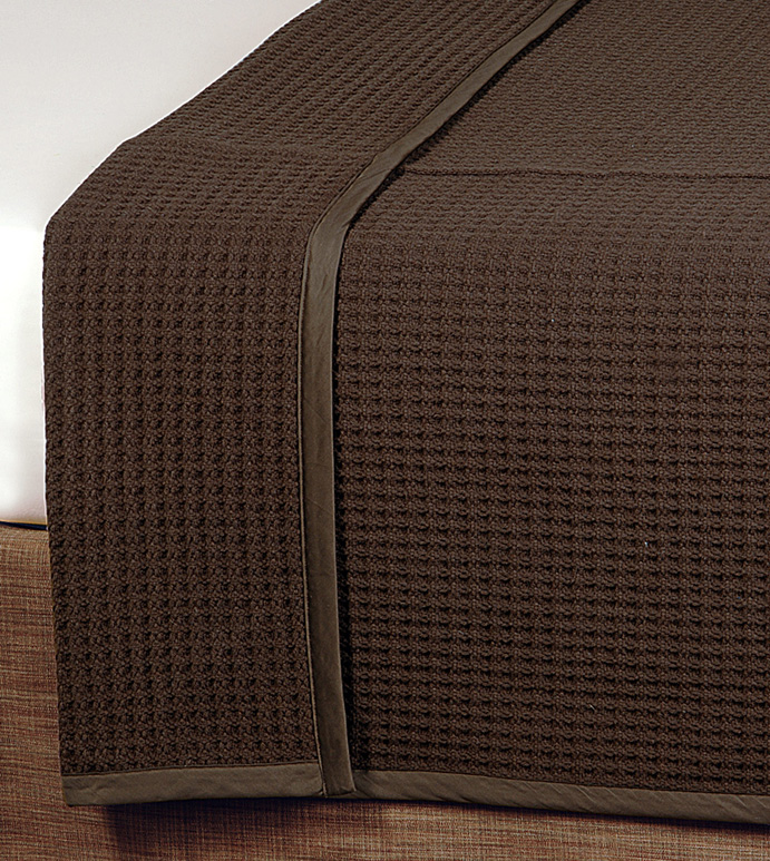 Honeycomb Chocolate Coverlet