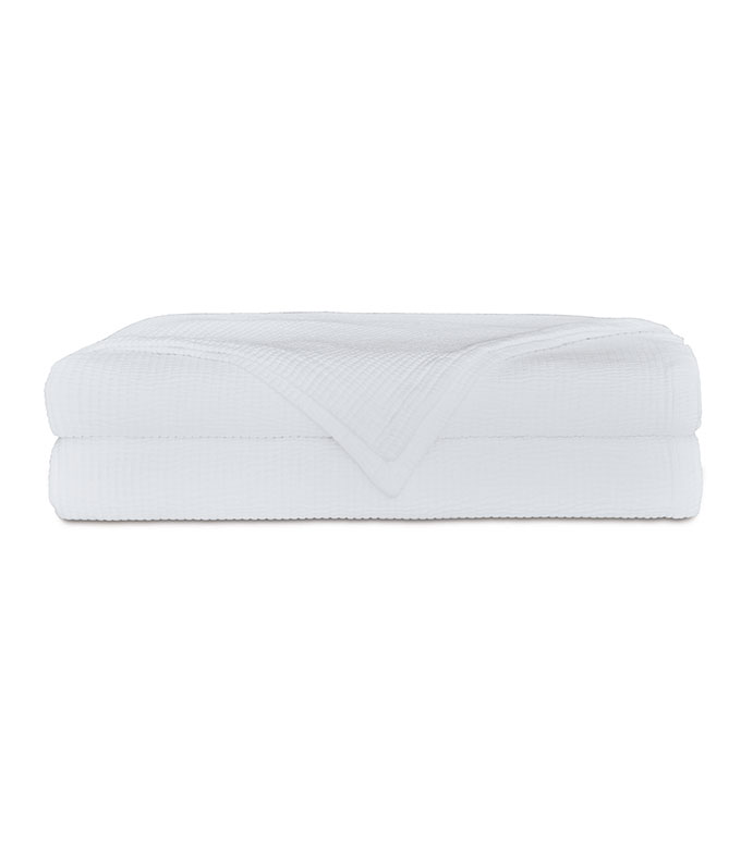 SAFIRA MATELASSE COVERLET