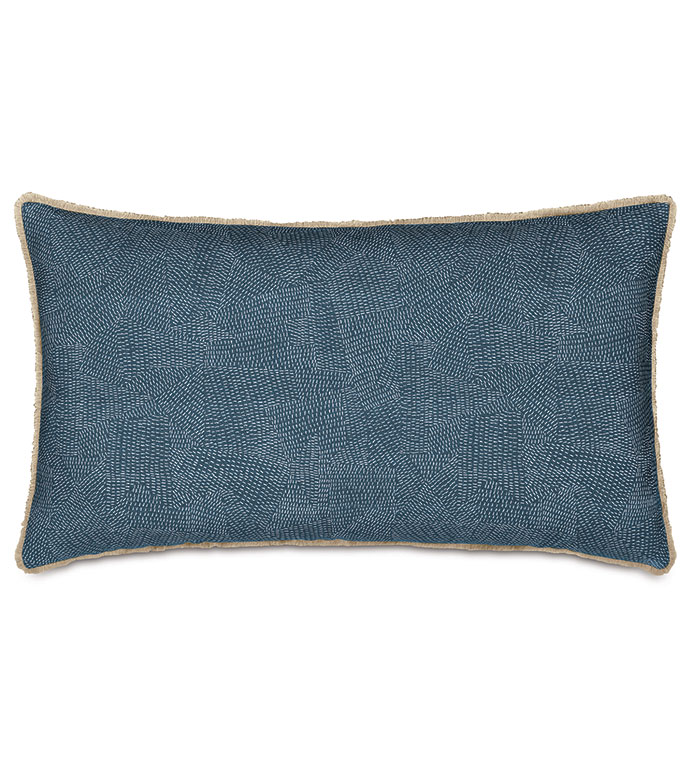DALEYZA BRUSH FRINGE DECORATIVE PILLOW