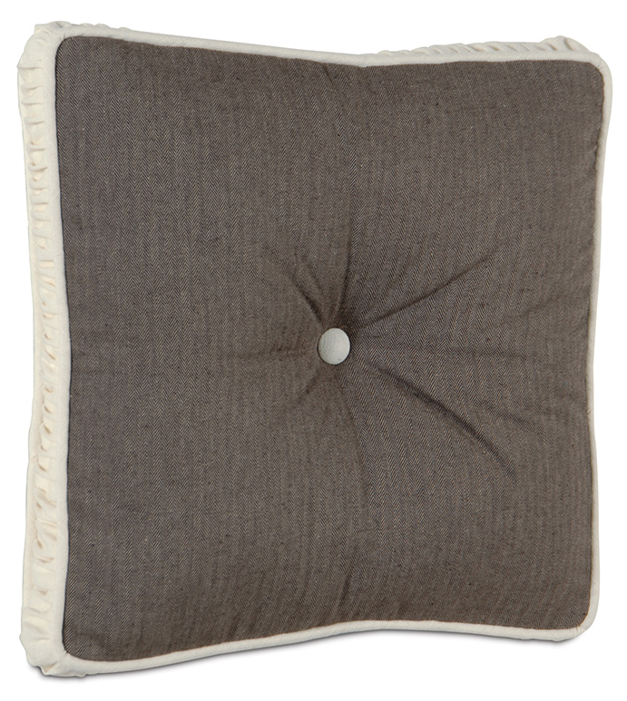 Flint Charcoal Boxed & Tufted