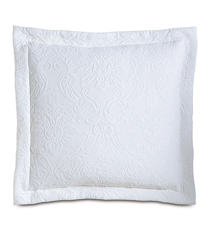 Sandrine White Decorative Pillow