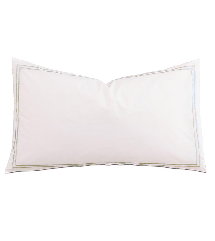 Enzo White/Silver With Flange