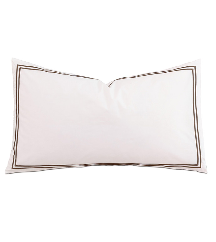Enzo White/Brown With Flange