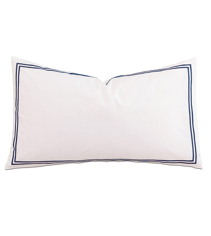Enzo White/Navy With Flange