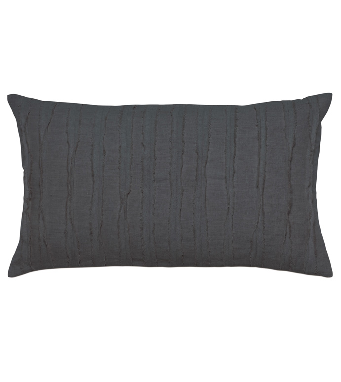 Shiloh Charcoal Oblong Decorative Pillow