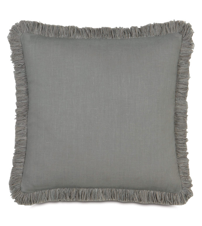Breeze Slate With Brush Fringe