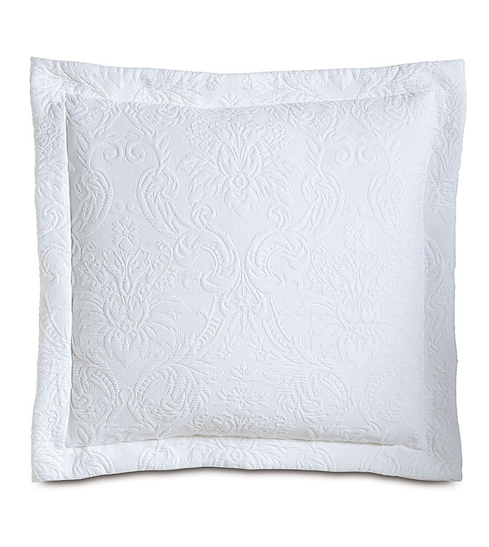 Sandrine White Decorative Pillow