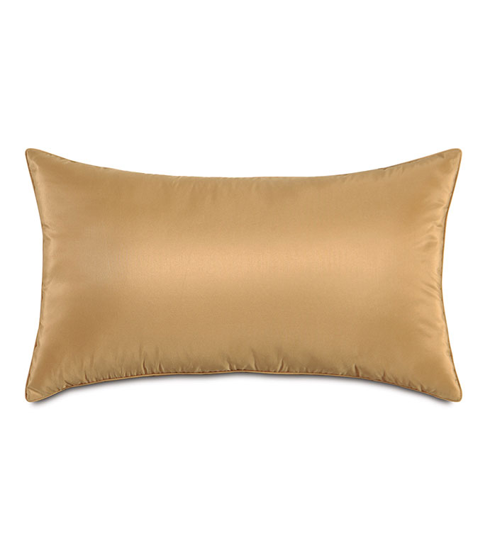 Freda Taffeta Decorative Pillow in Gold