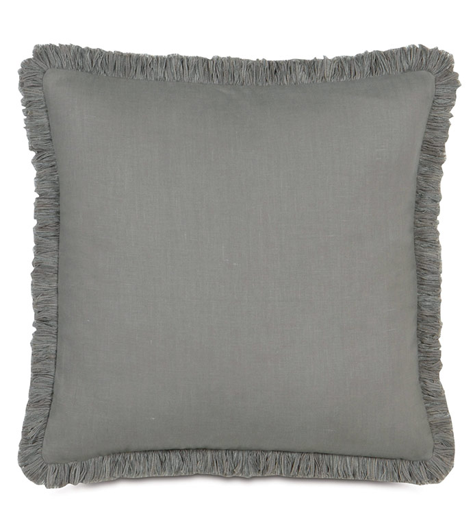 Breeze Slate With Brush Fringe