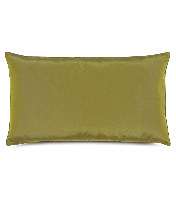 Freda Taffeta Decorative Pillow in Chartreuse