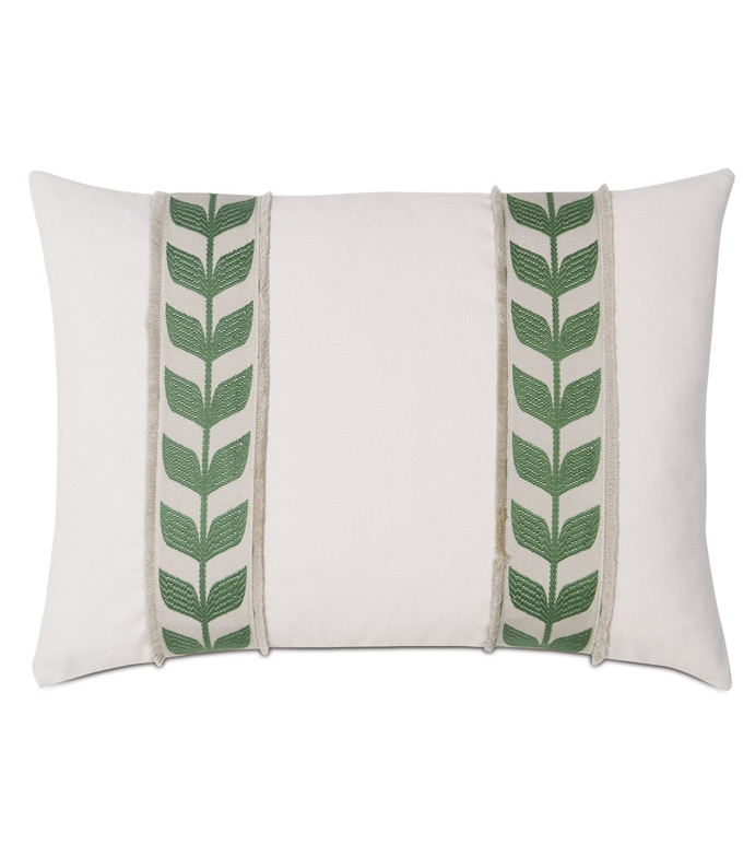 Akela Leaf Decorative Pillow In Green