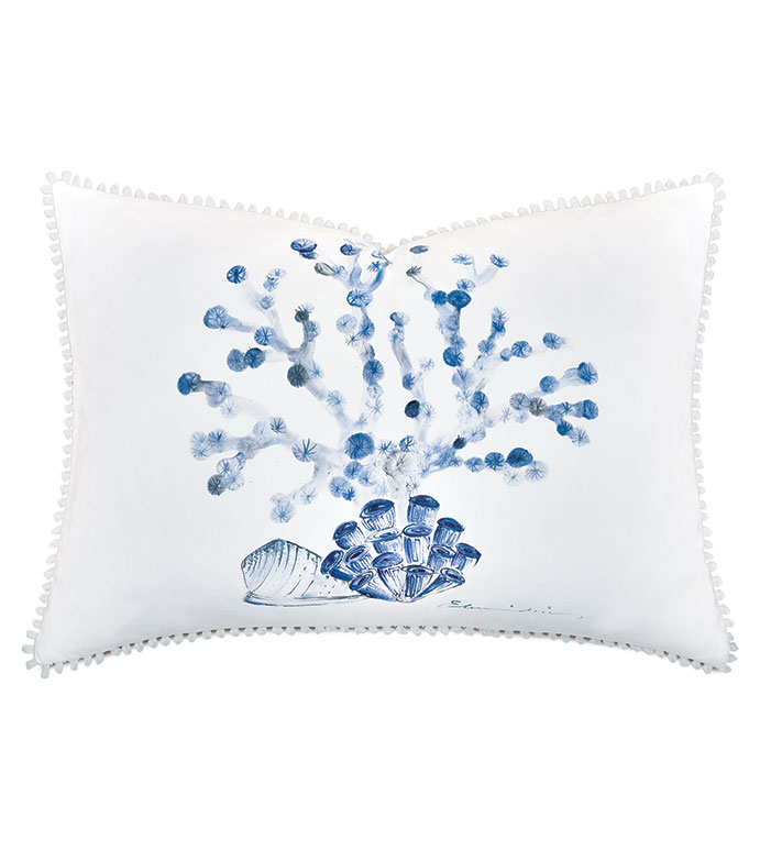 SAFIRA CORAL DECORATIVE PILLOW