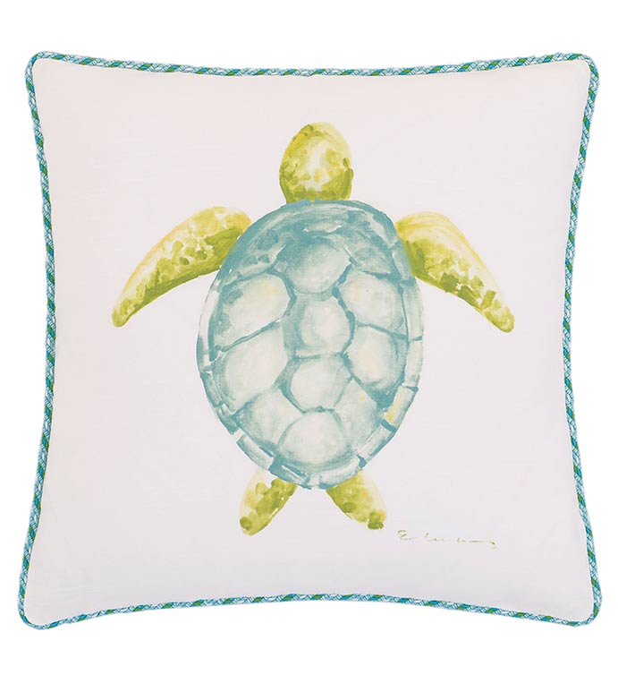 Hand-Painted Sea Turtle