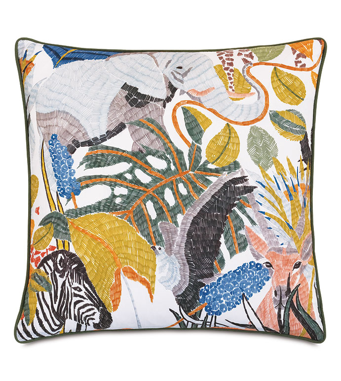 Wilder Jungle Decorative Pillow