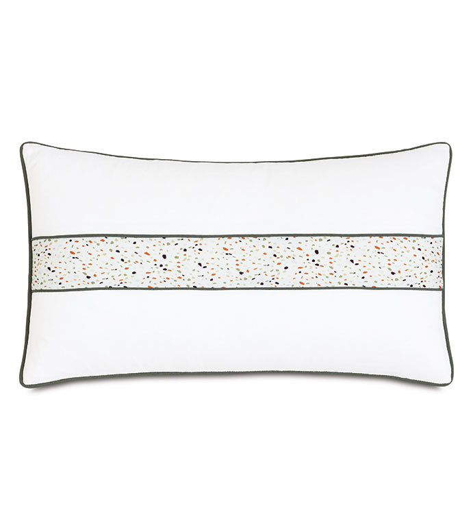 Wilder Speckled Trim Decorative Pillow