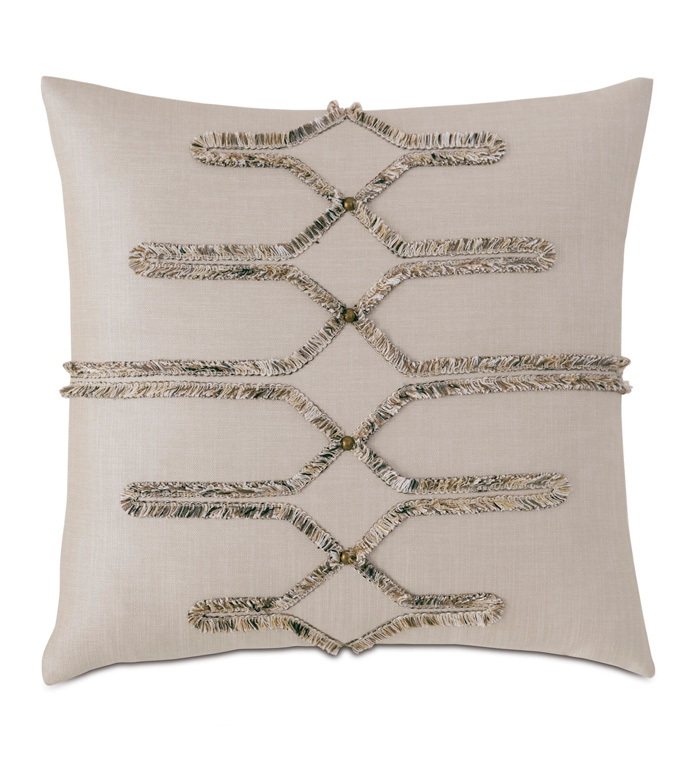 Teryn Brush Fringe Decorative Pillow