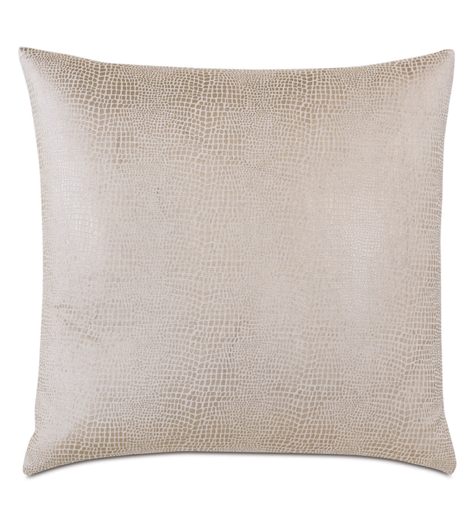 Teryn Faux Snakeskin Decorative Pillow