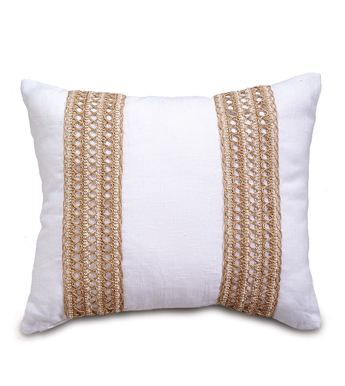 Breeze White With Jute Borders