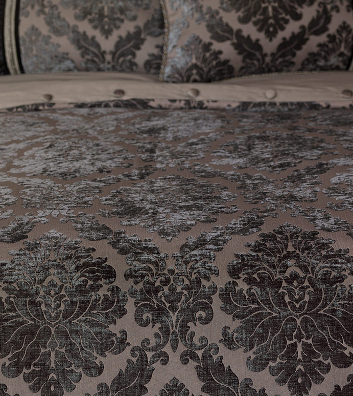 Isadora Charcoal Duvet Cover