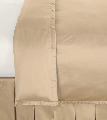Serico Gold With Lena Pleat Duvet