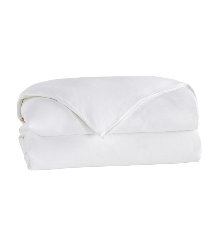 Leonara White Duvet Cover