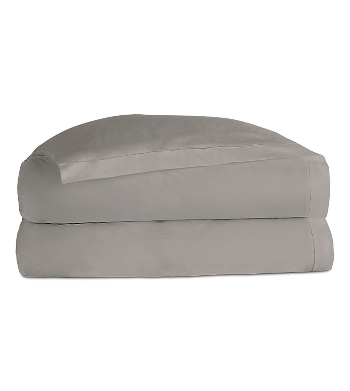 Deluca Sateen Duvet Cover in Dove