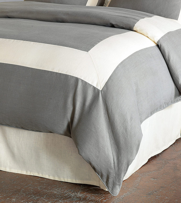 Breeze Slate/Pearl Duvet Cover