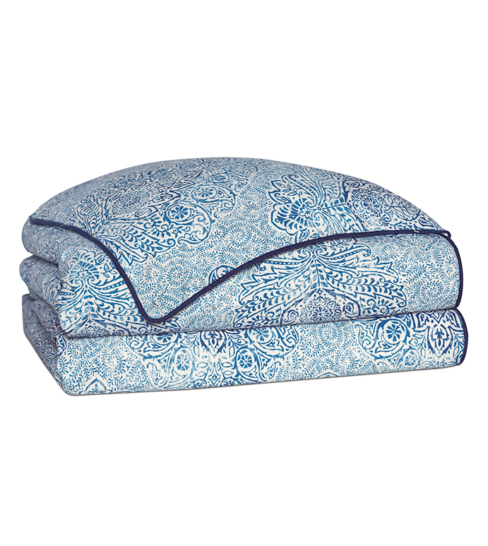 Martinique Sapphire Duvet Cover