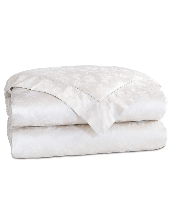 Millefleur White Duvet Cover