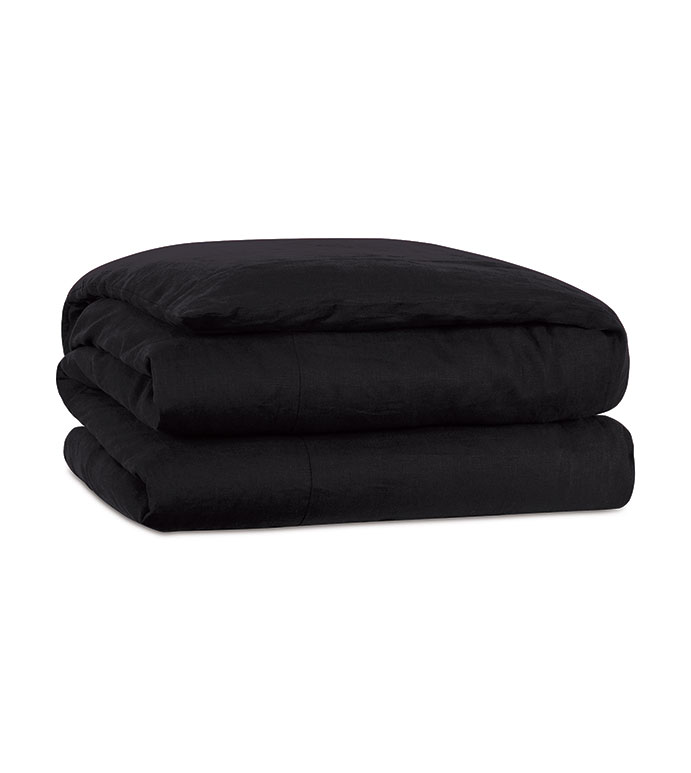 Resort Black Duvet Cover