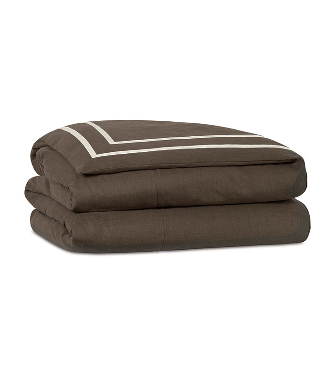 Resort Clay Fret Duvet Cover