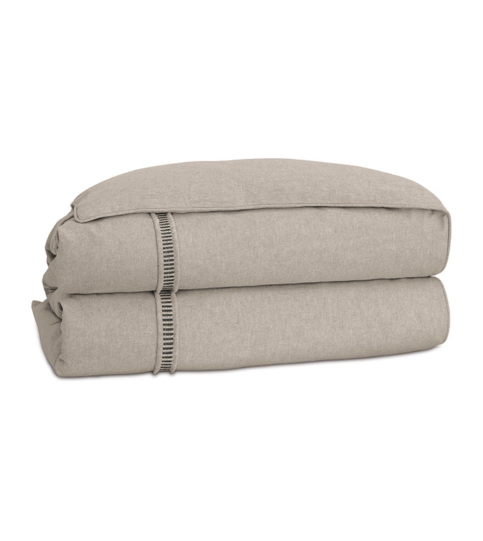 Moab Textured Border Duvet Cover