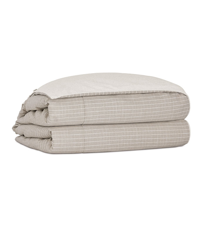 SPERRIN WINDOWPANE DUVET COVER