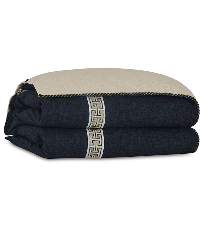 ALISTAIR GREEK KEY DUVET COVER