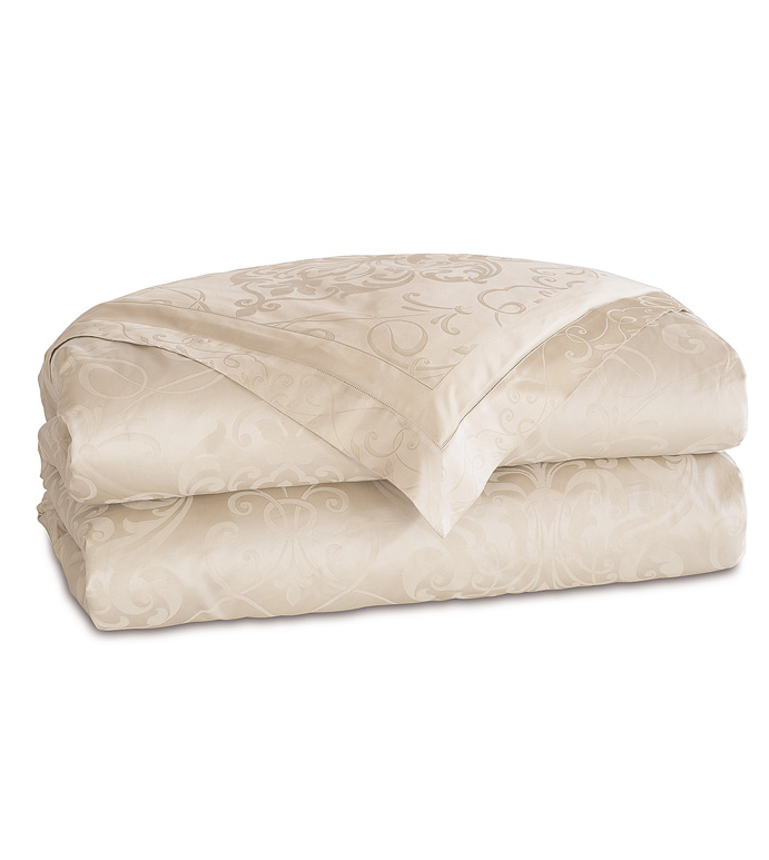 Ornato Ecru Duvet Cover