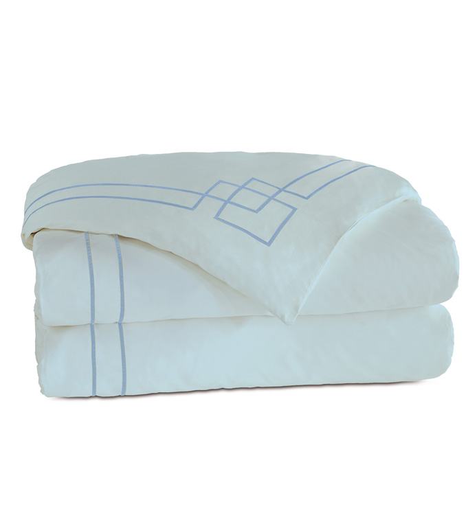 Grafico Azure/Azure Duvet Cover