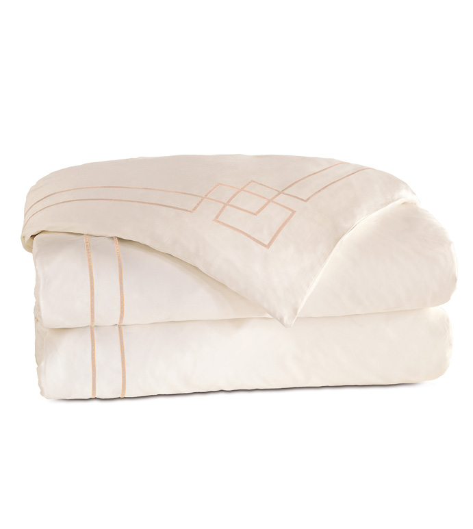 Grafico Ecru/Nectar Duvet Cover