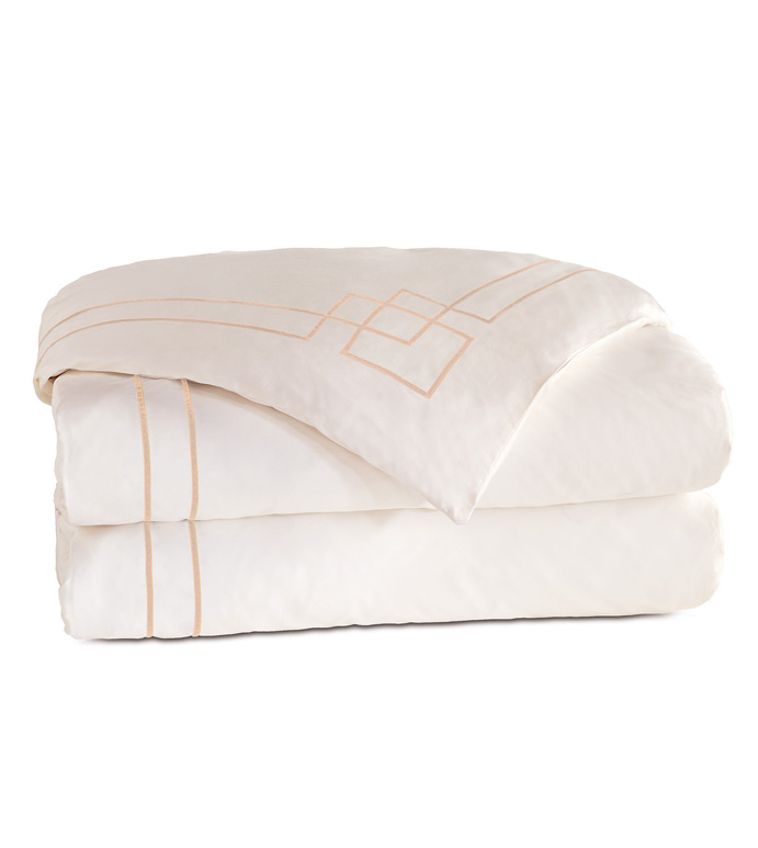 Grafico Ivory/Nectar Duvet Cover