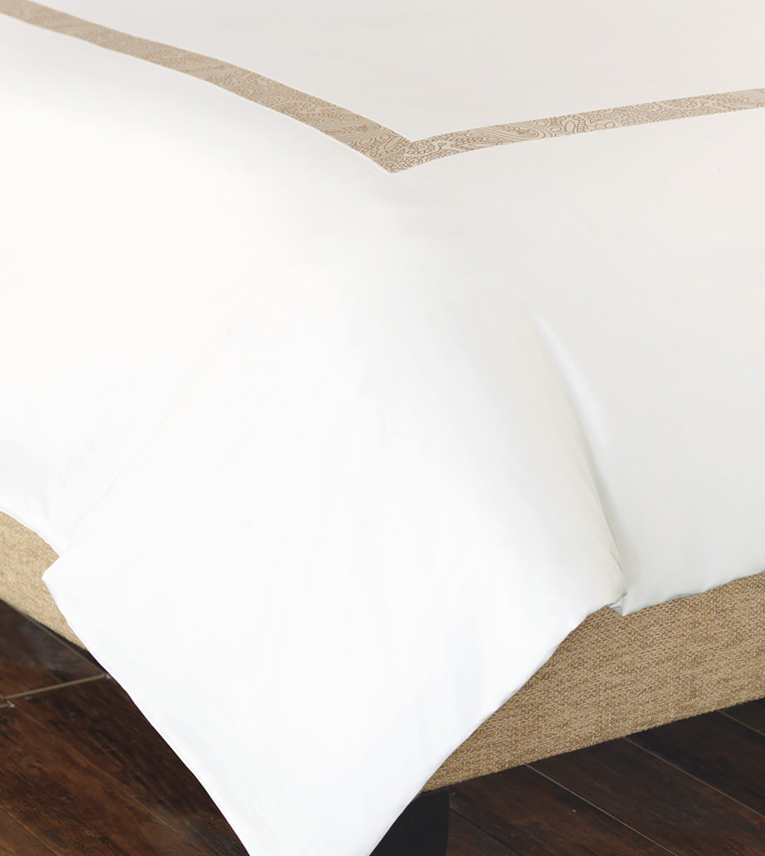 Cornice White/Pearl Duvet