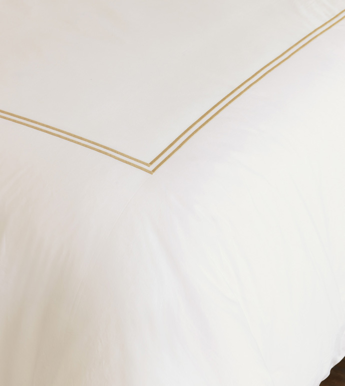 Enzo Ivory/Antique Duvet Cover
