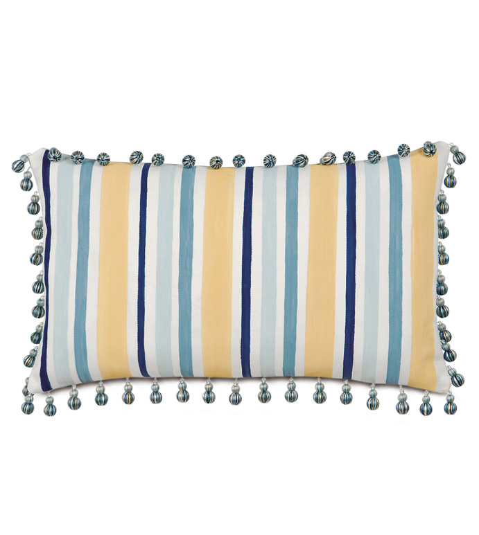 Eli White Haind-Painted (Stripes)