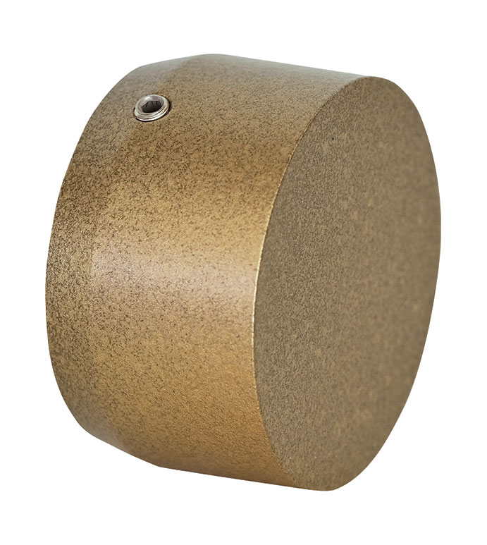 ACERO BRASS BEVELED END CAP PAIR