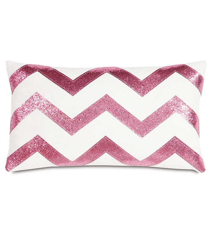 Sparkle Pink Chevron